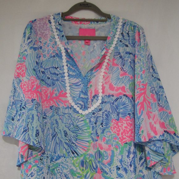 Lilly Pulitzer S Delancey Dress Sink Or Swim - Picture 3 of 8